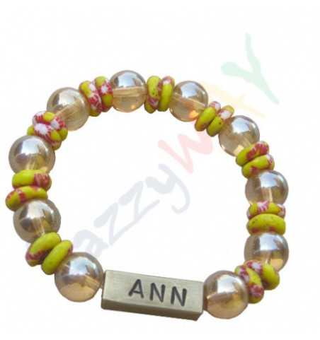 Customized Beaded Bracelet Customized Beaded Bracelet