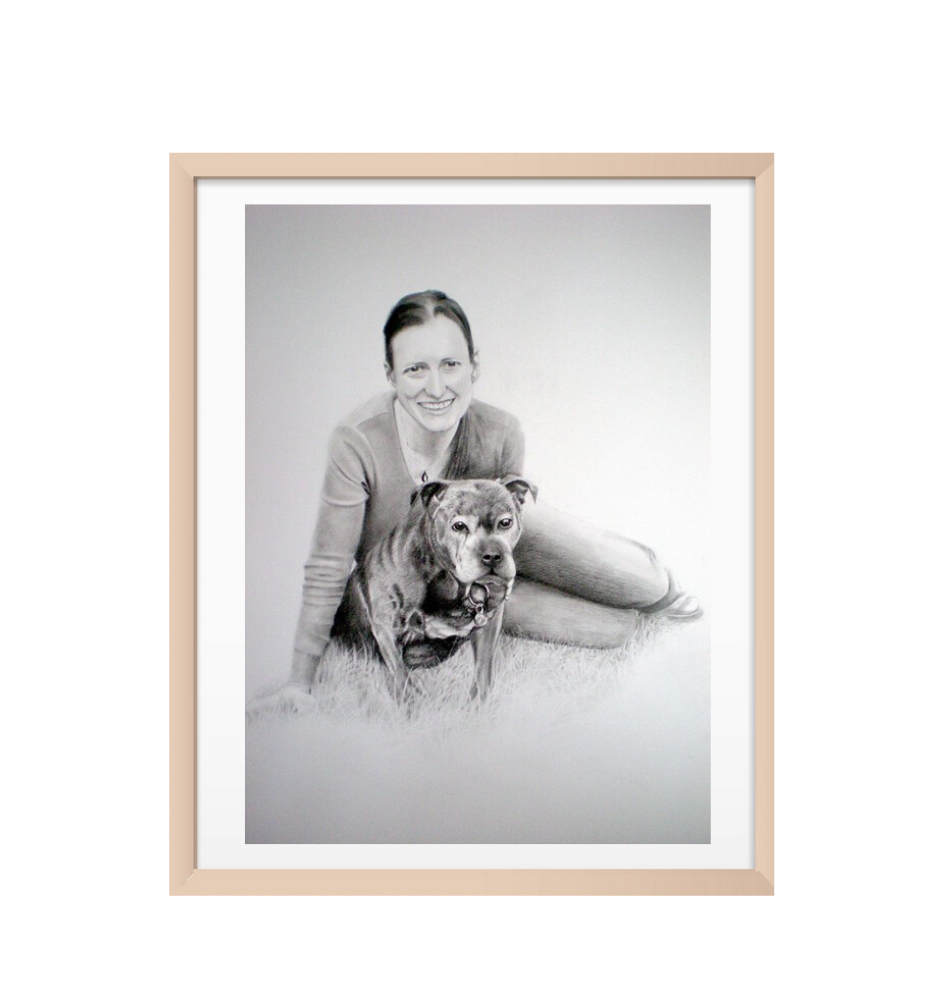Custom Pencil Portrait & Pet Sketch Custom Pencil Portrait & Pet Sketch