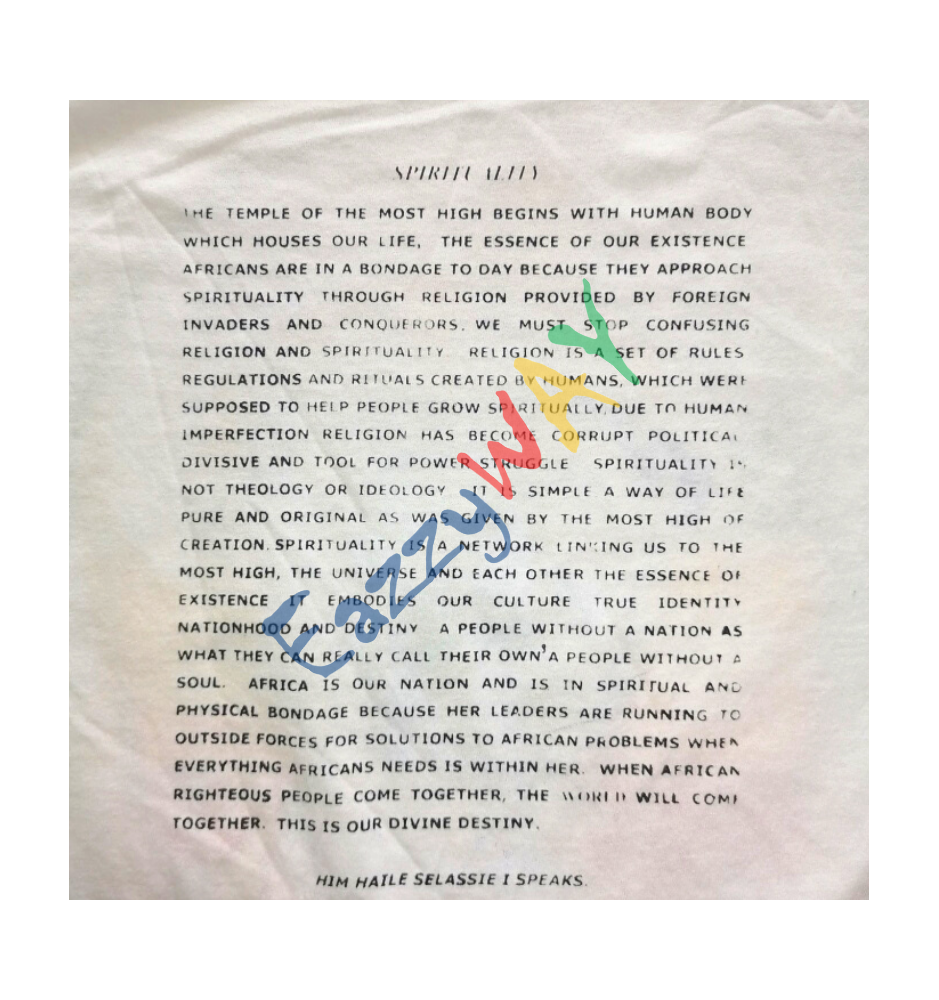 Haile Selassie T-Shirt Haile Selassie T-Shirt