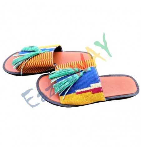 African Kente Sandal | Unisex African Kente Sandal | Unisex