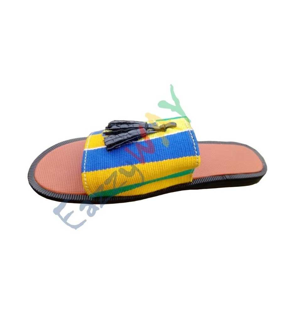 African Kente Slipper | Unisex African Kente Slipper | Unisex