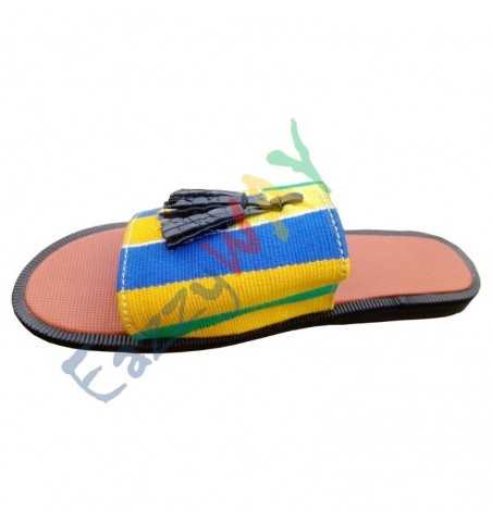 African Kente Slipper | Unisex African Kente Slipper | Unisex