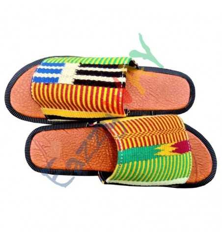 African Kente Sandal | Unisex African Kente Sandal | Unisex