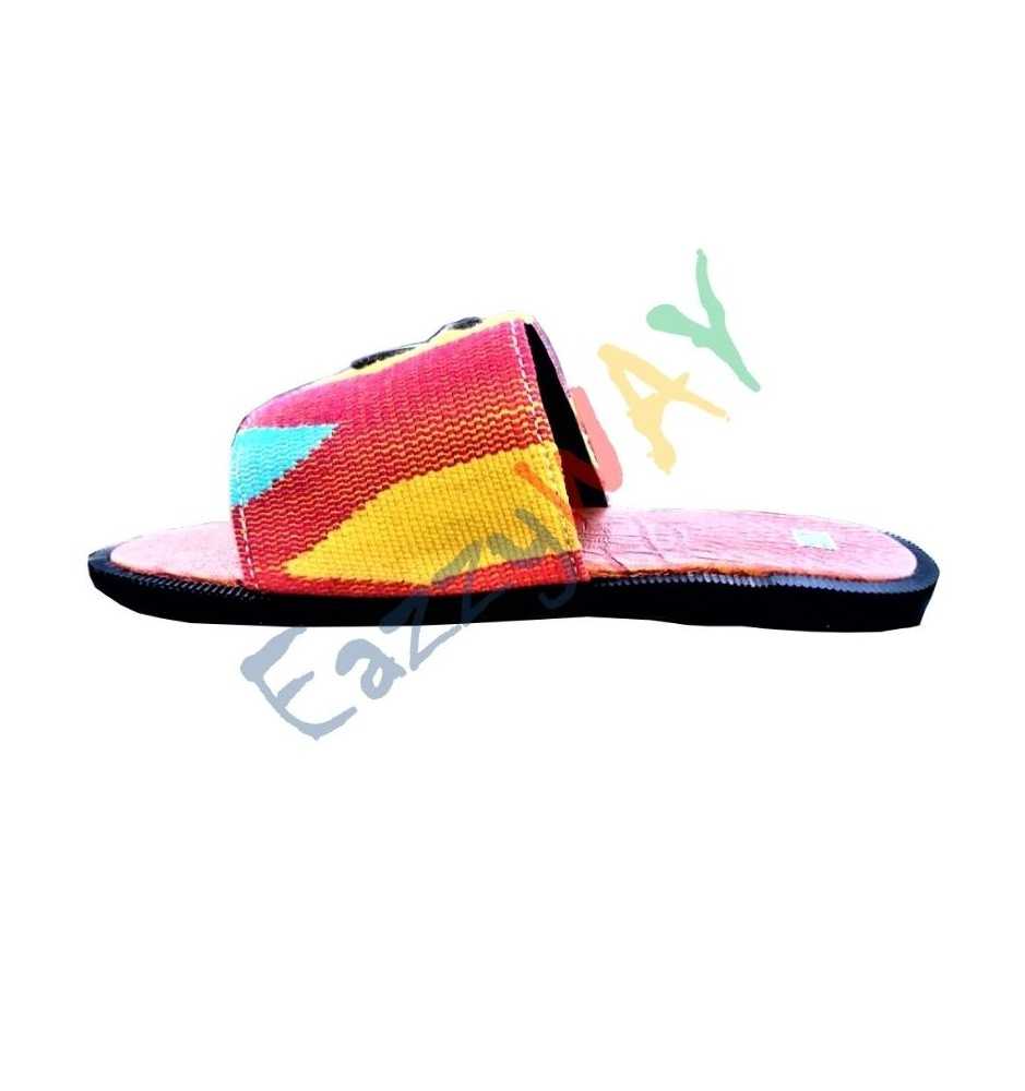 African Kente Slipper | Unisex African Kente Slipper | Unisex