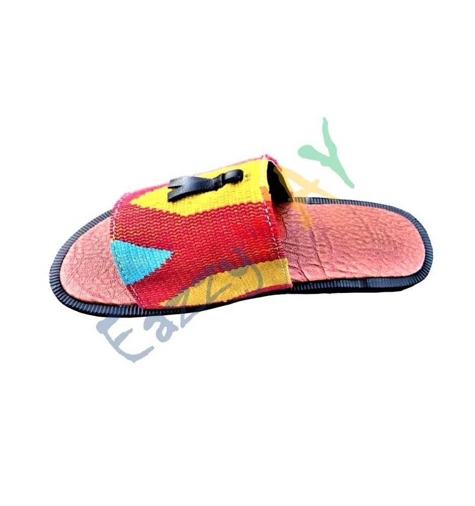 African Kente Slipper | Unisex African Kente Slipper | Unisex