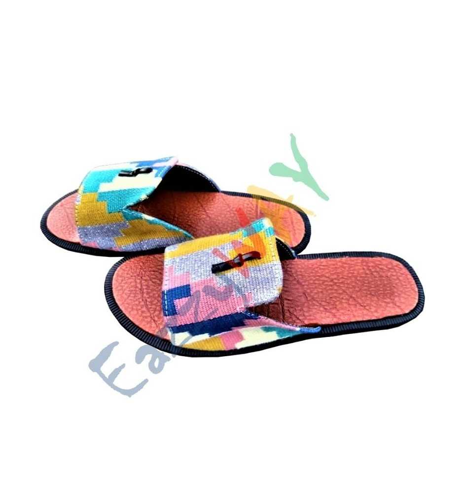 African Kente Slipper | Unisex African Kente Slipper | Unisex
