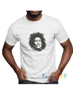 Bob Marley Print T-Shirt