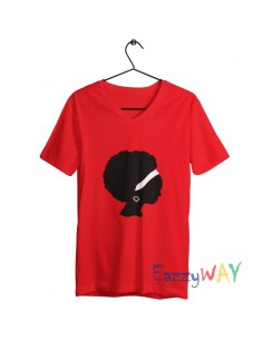 Afro Lady Print T-Shirt