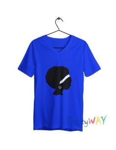 Afro Lady Print T-Shirt