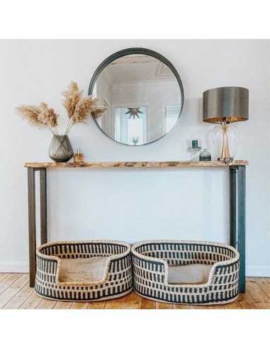 Woven Dog Basket Bed Woven Dog Basket Bed
