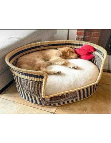 Woven Dog Basket Bed Woven Dog Basket Bed