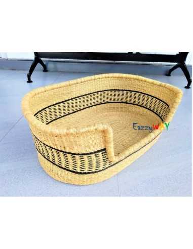 Woven Dog Basket Bed Woven Dog Basket Bed